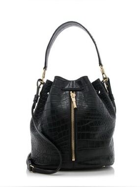 Elizabeth & James Cynnie Croc Small Bucket Bag Polene Cuyana Anine Bing Staud